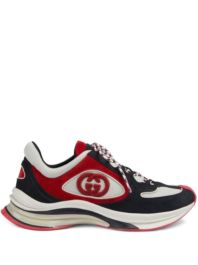 Run panelled sneakers - 1