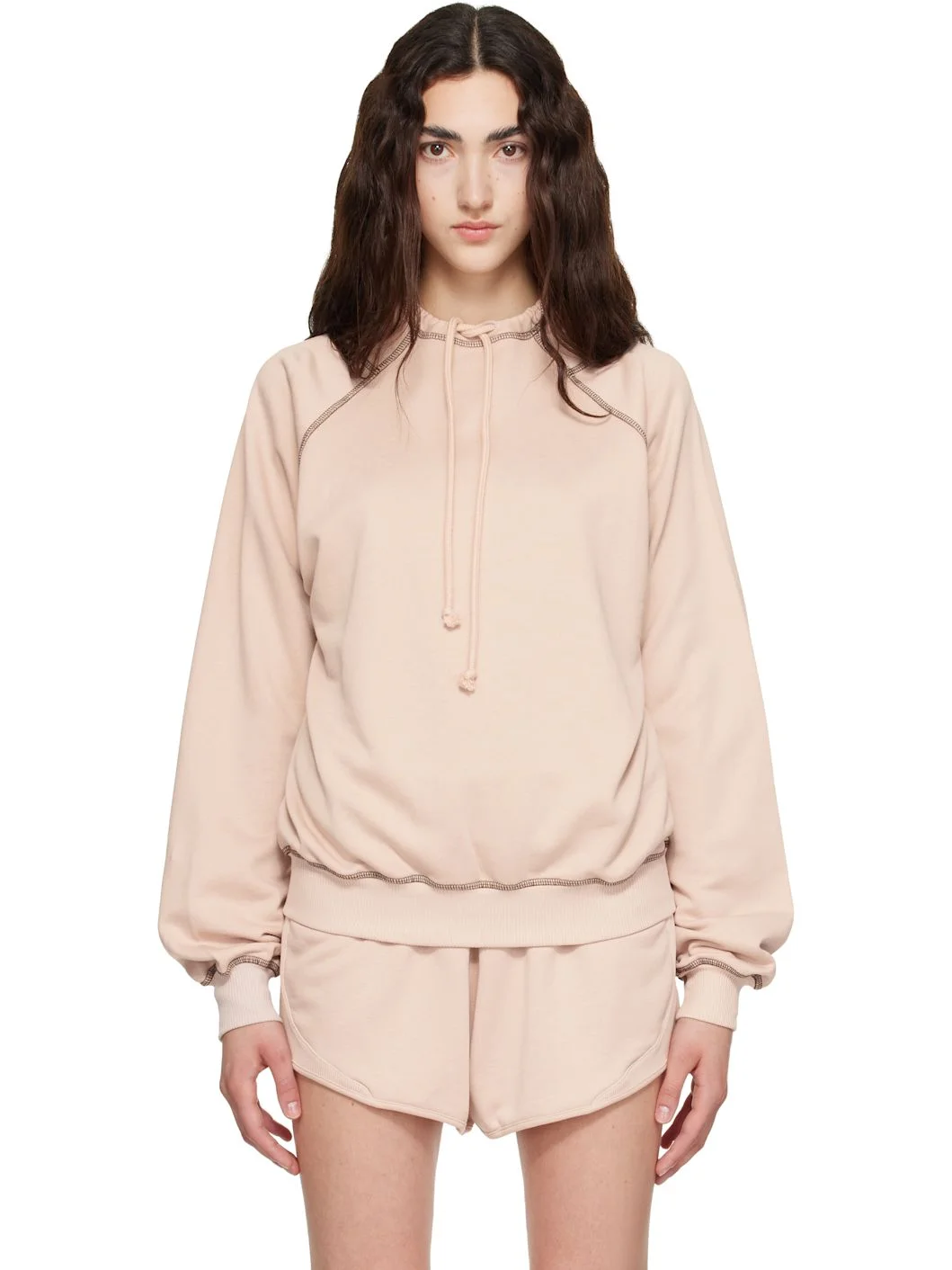 Pink Fold Hoodie - 1
