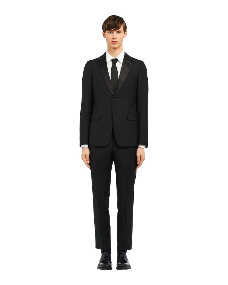 Prada Singled-breasted two-button wool mohair tuxedo outlook