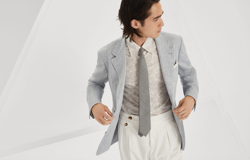 Délavé linen deconstructed blazer 6