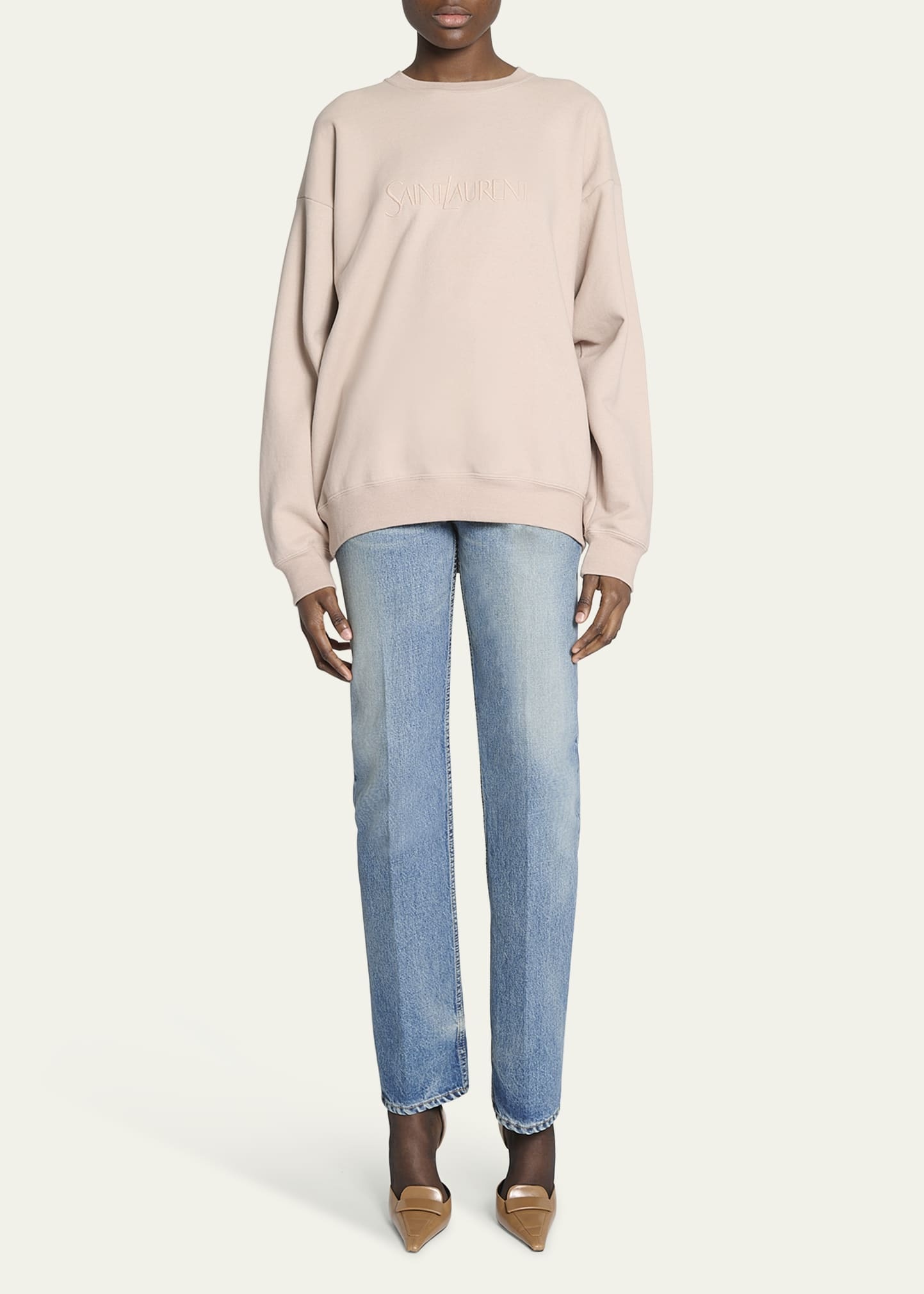 Logo Cotton Crew Sweatshirt - 2
