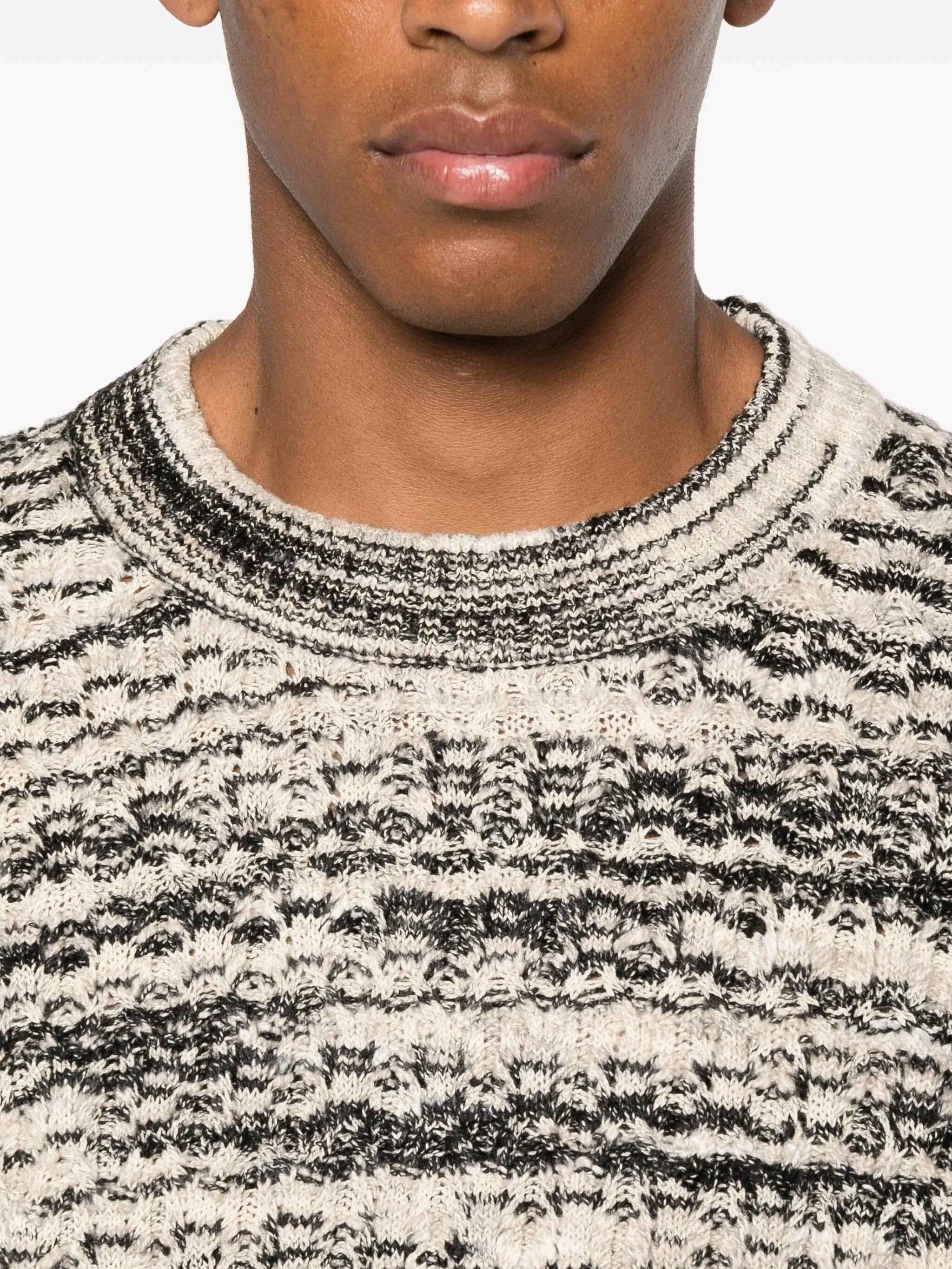 Axel Arigato Marl-knit Crew-neck Sweater - 4