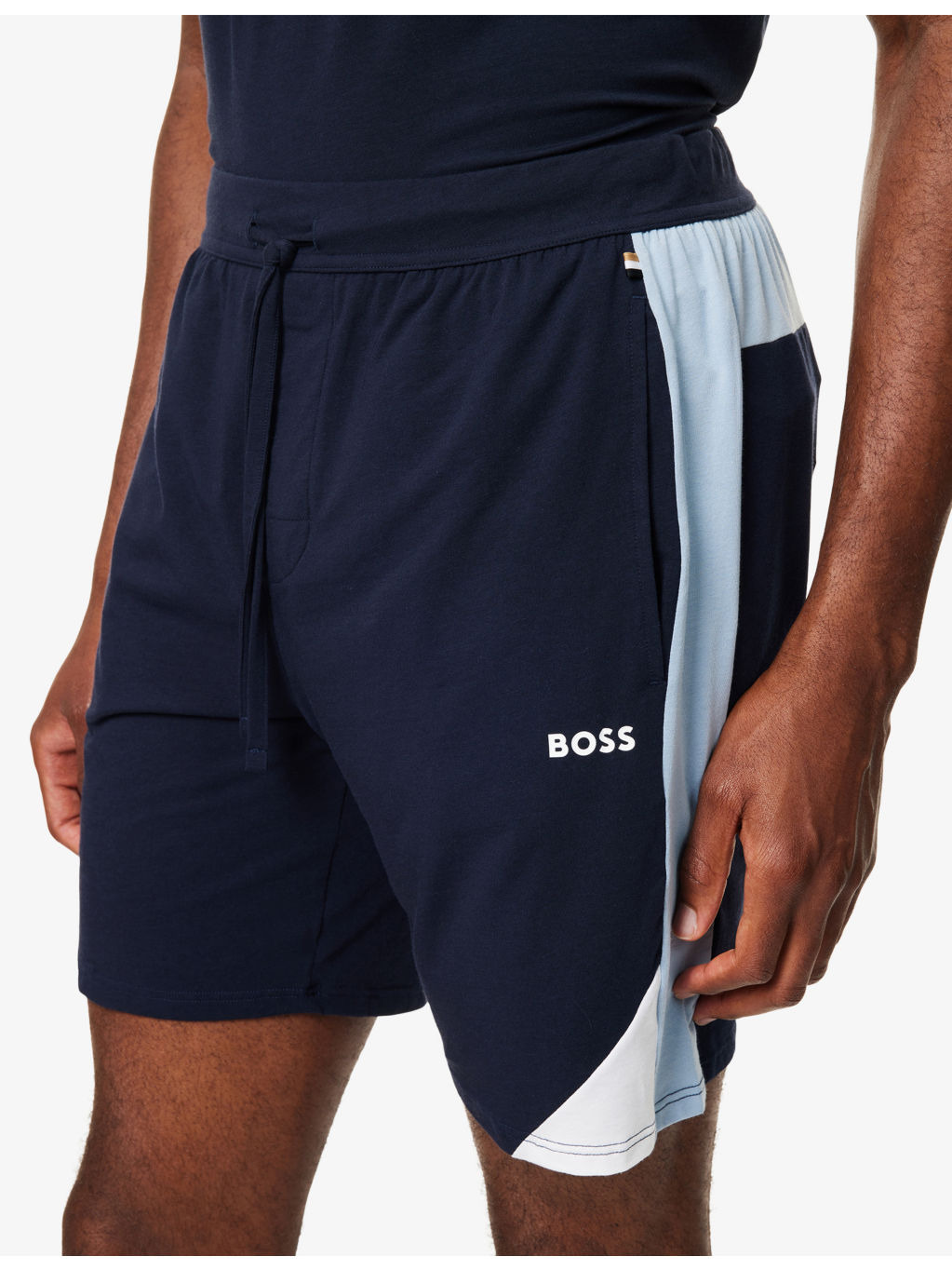 Balance Cololur-Block Cotton-Jersey Pyjama Shorts - 5