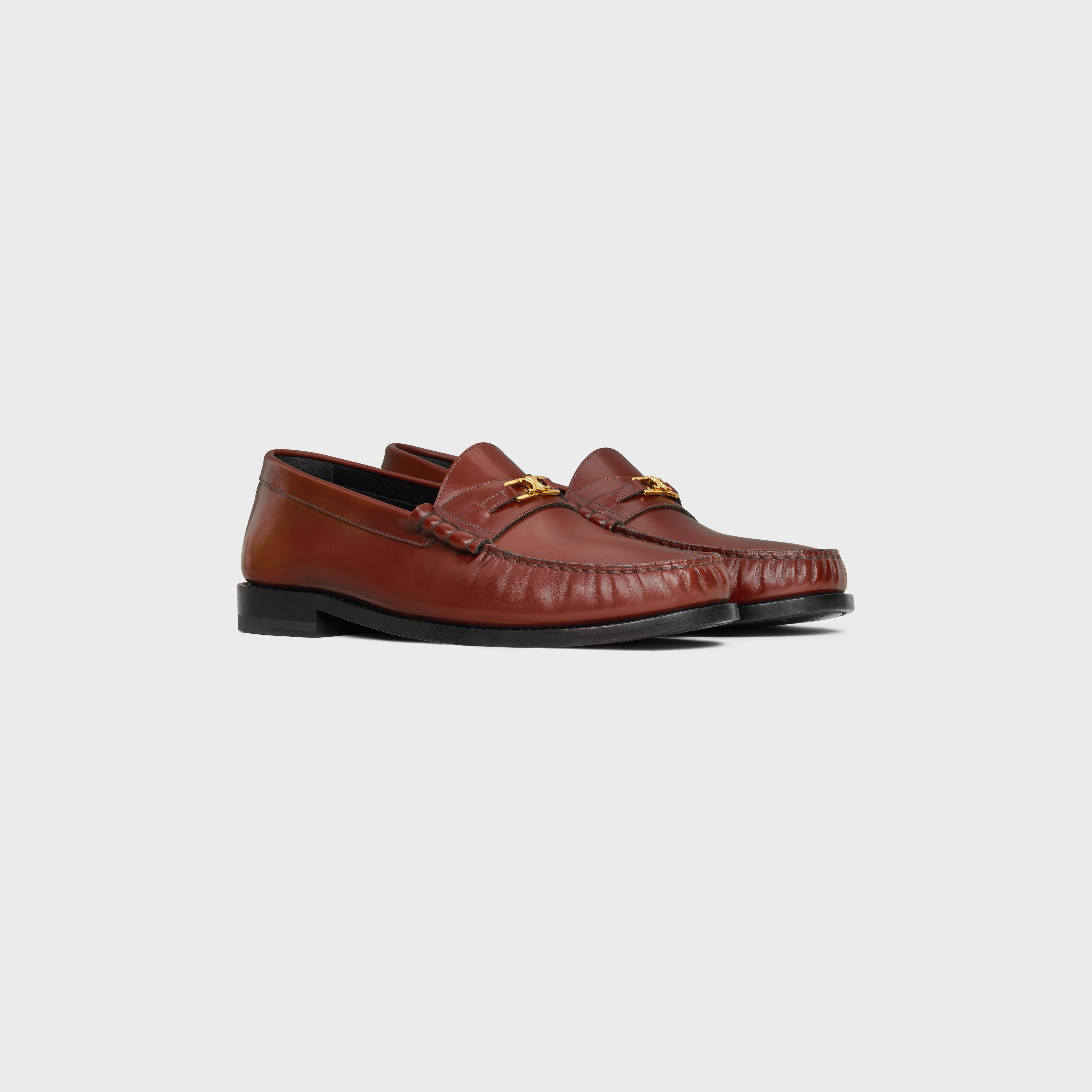 CELINE LUCO Triomphe Loafer in POLISHED BULL - 2