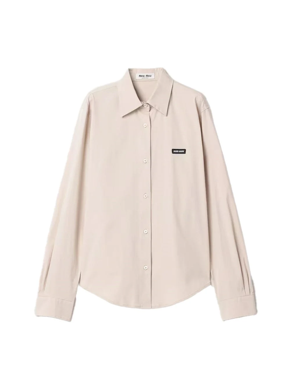 Miu Miu Women Popeline Stretch Shirt - 1