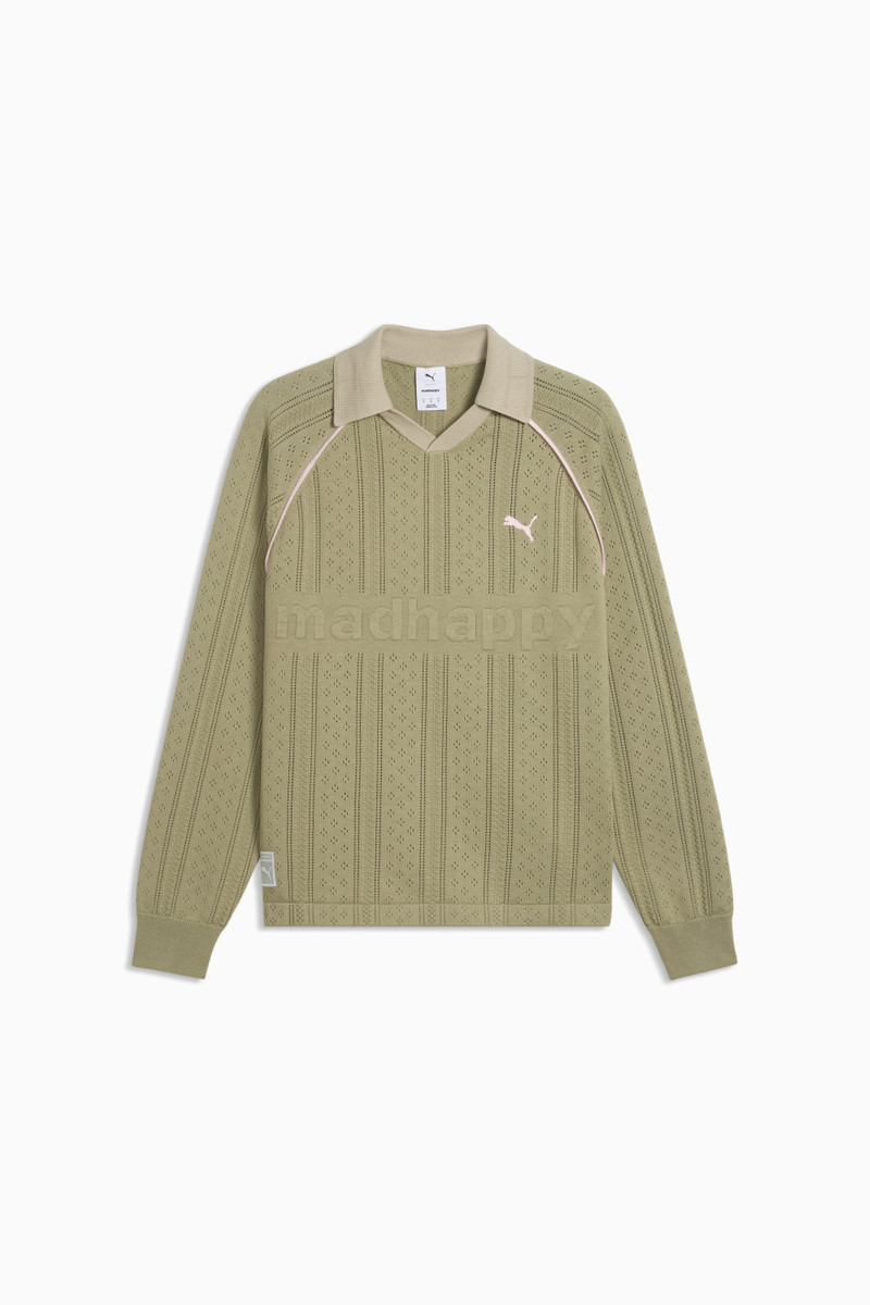 PUMA x MADHAPPY Pointelle Long Sleeve Jersey 1