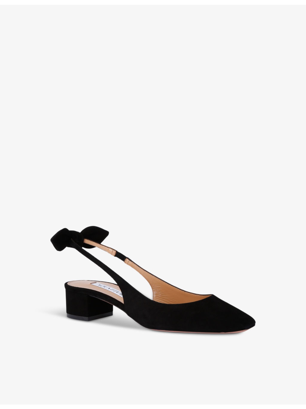 Very Bow slingback-strap suede pumps - 3