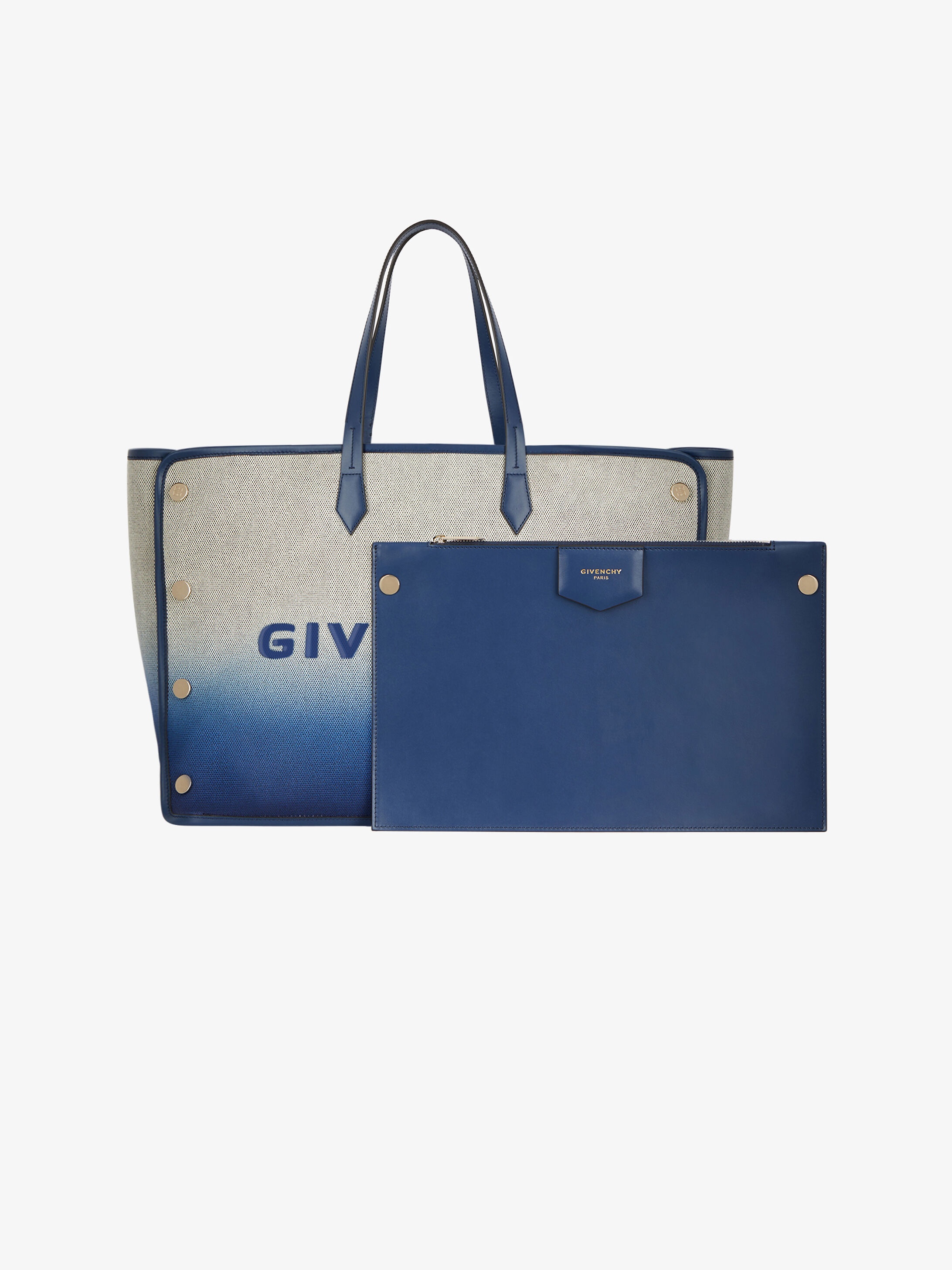 Large Bond shopper in GIVENCHY faded canvas - 5