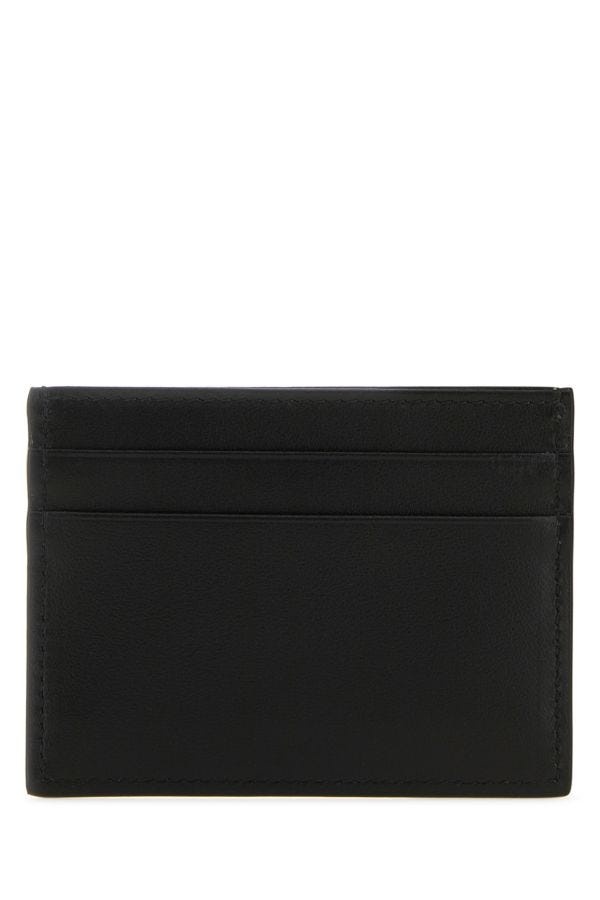 Black leather card holder - 3