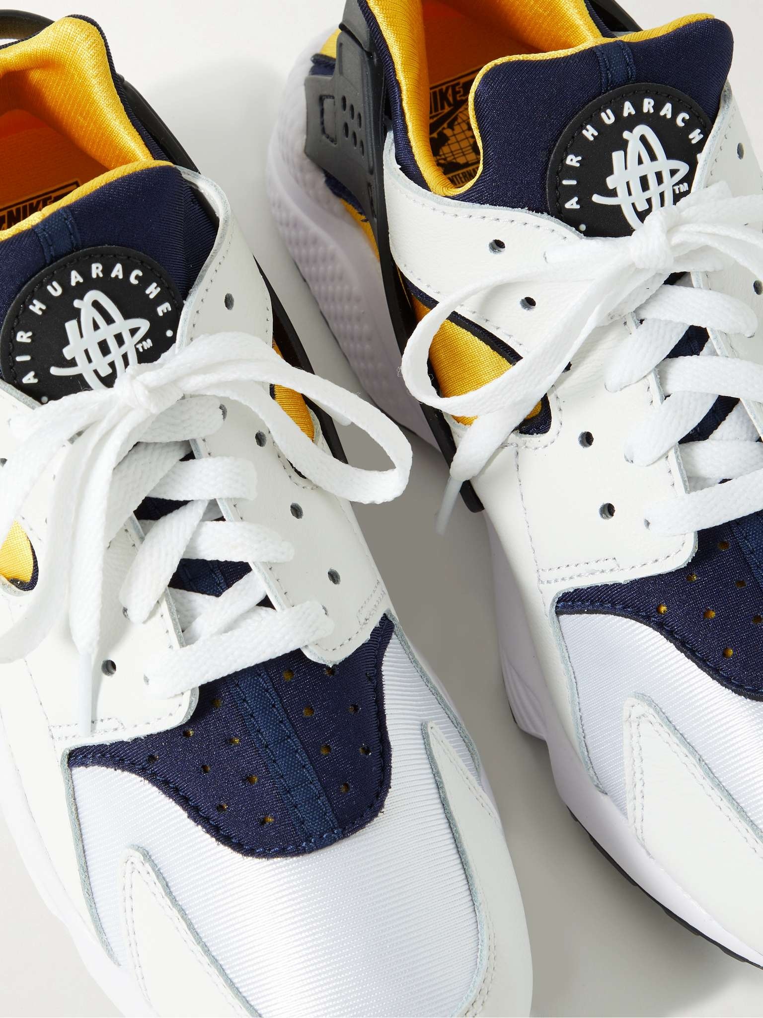 Air Huarache Leather and Rubber-Trimmed Neoprene Sneakers - 6