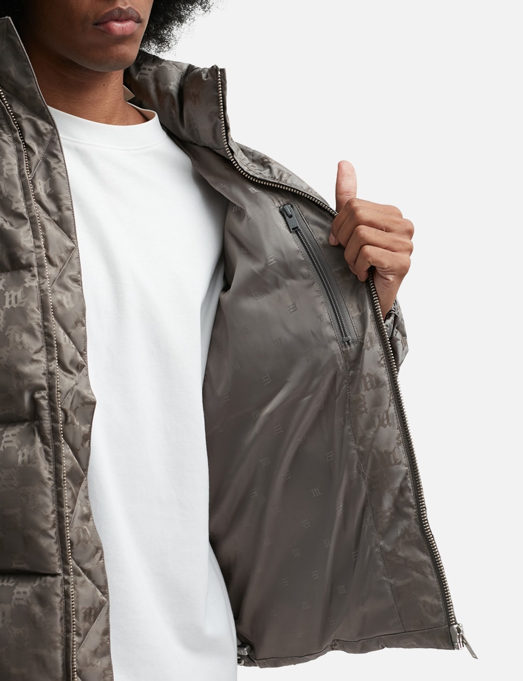 MISBHV NYLON MONOGRAM PUFFER hbx REVERSIBLE