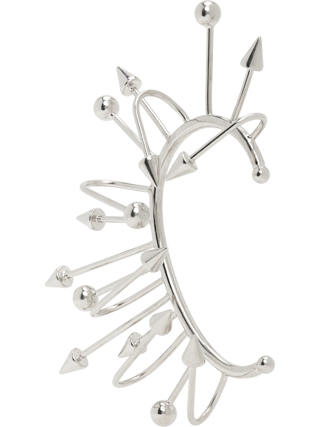 Silver 'The Spike' Ear Cuff - 2