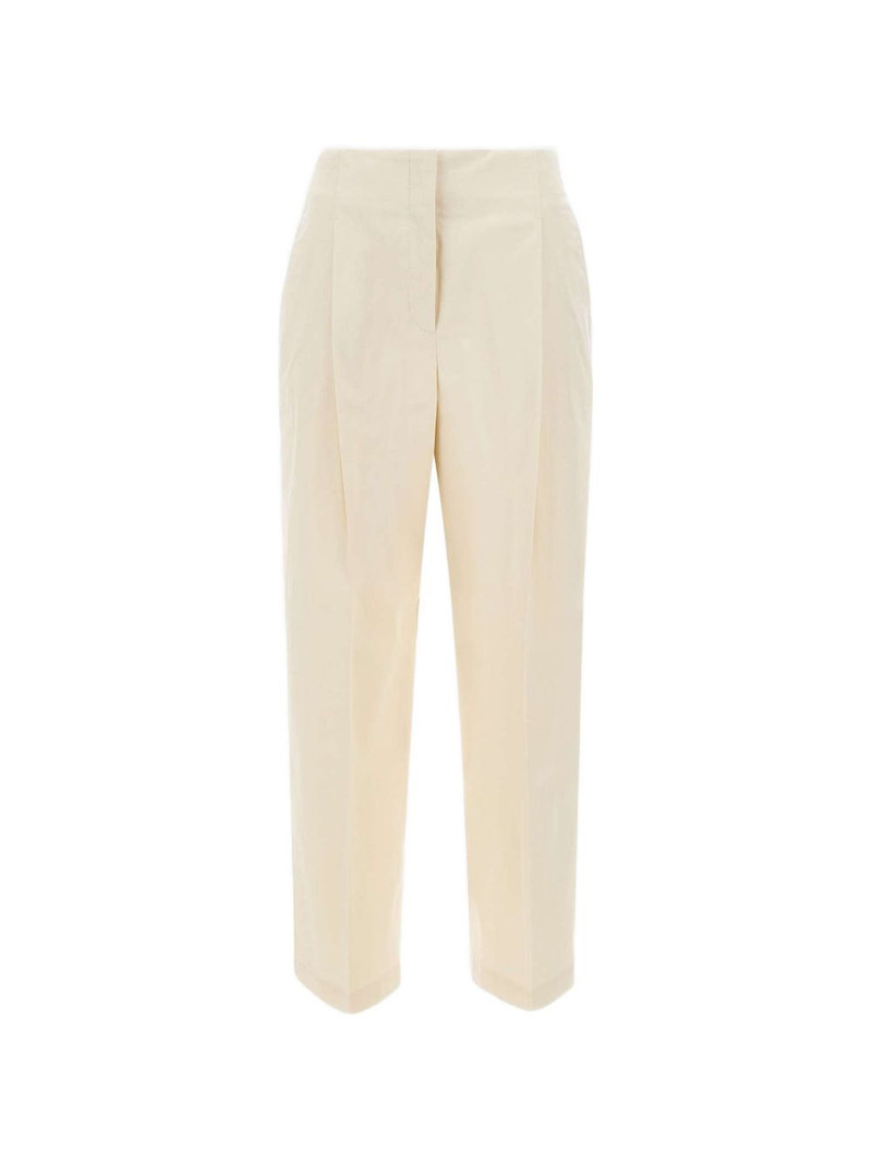 pleated straight trousers 1
