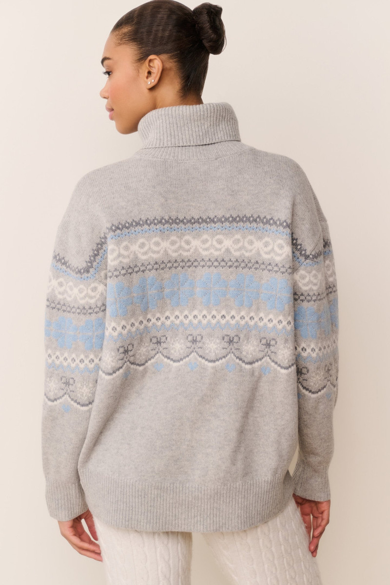 Mirin Wool Fairisle Turtleneck 6