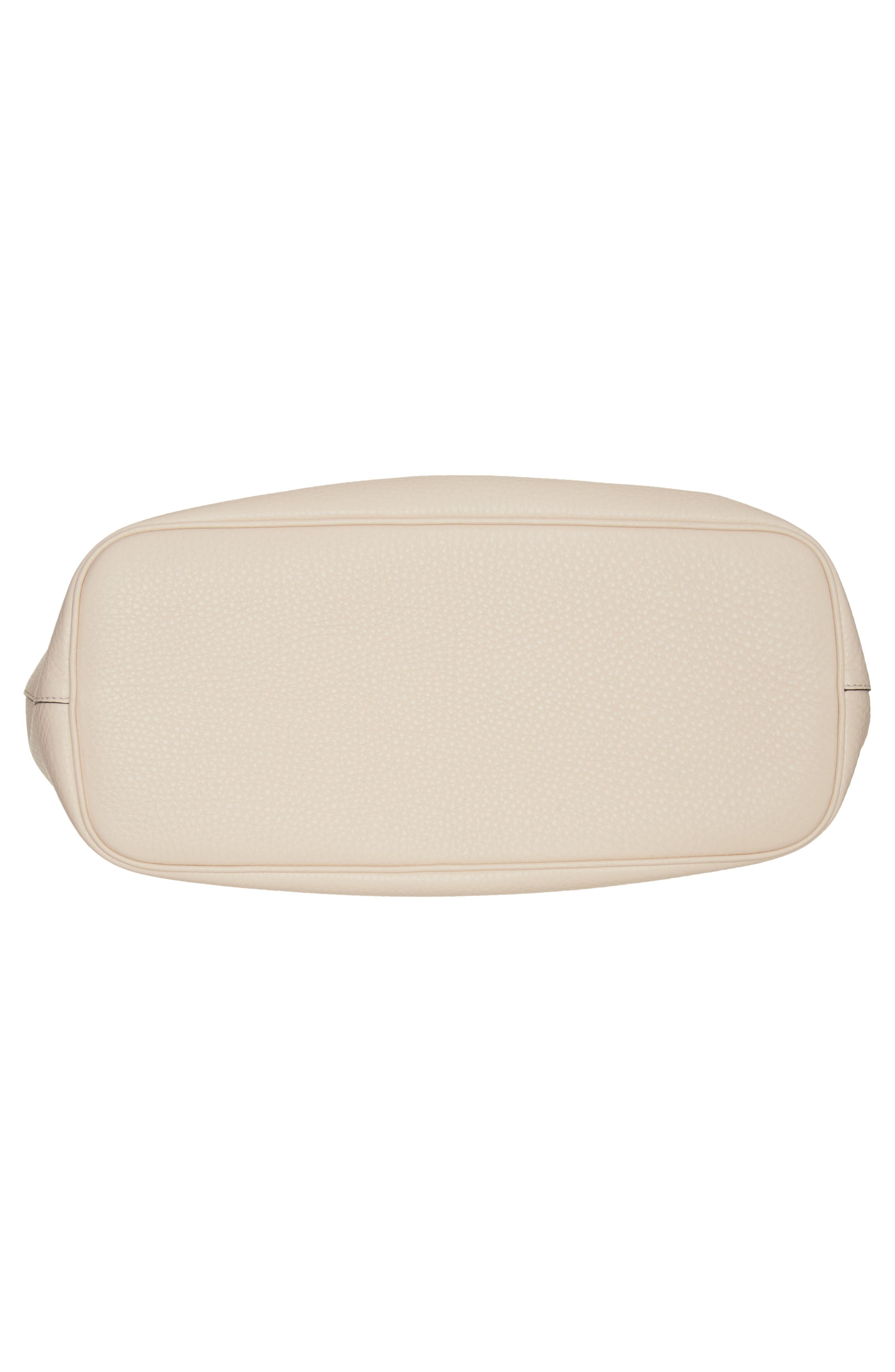 Valentino Garavani Nellcôte Leather Shopper in Light Ivory at Nordstrom - 6