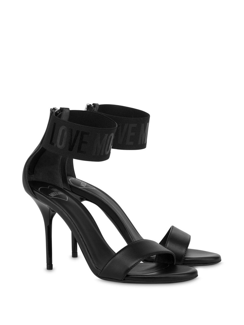 Moschino logo-jacquard sandals outlook