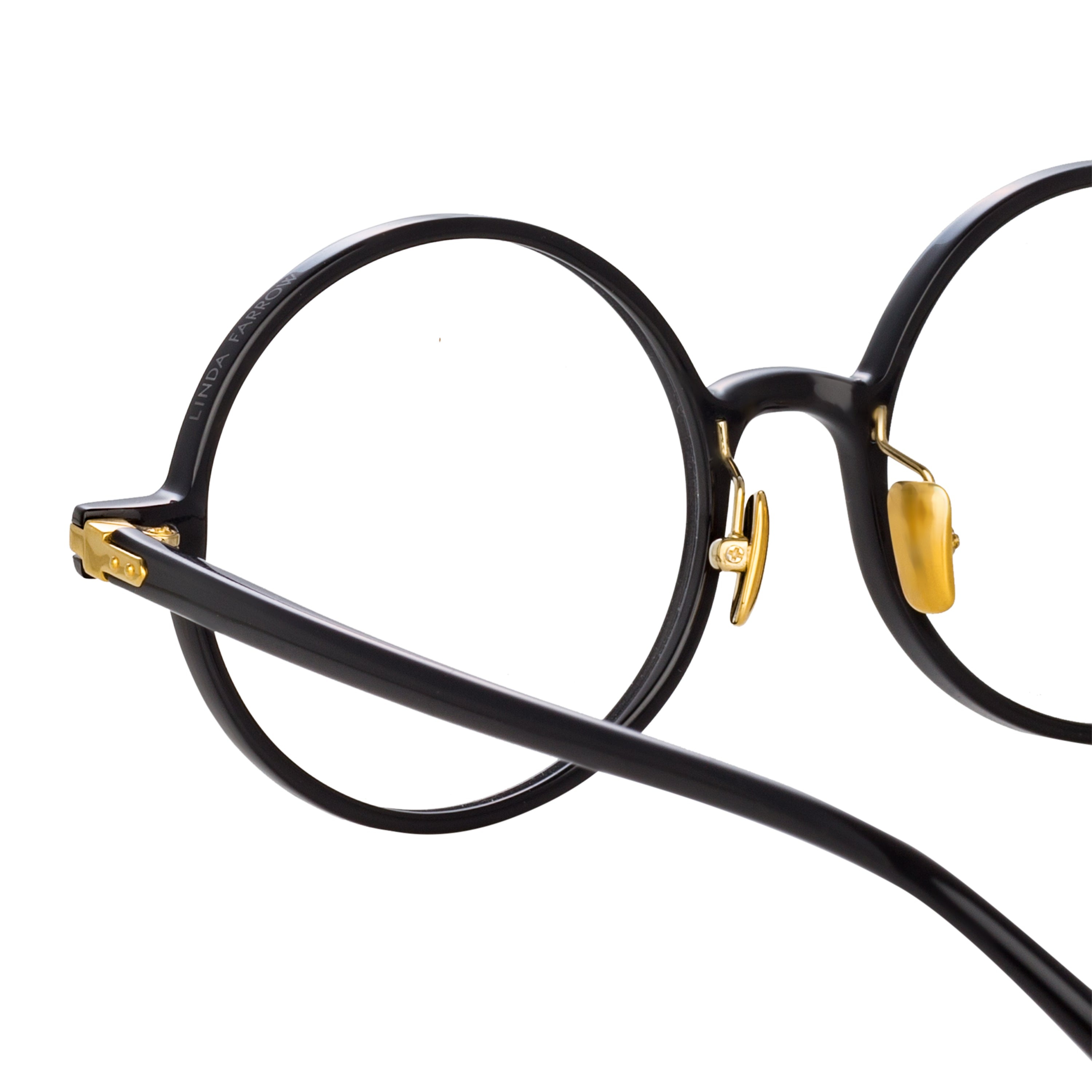 SPIRE A ROUND OPTICAL FRAME IN BLACK - 4