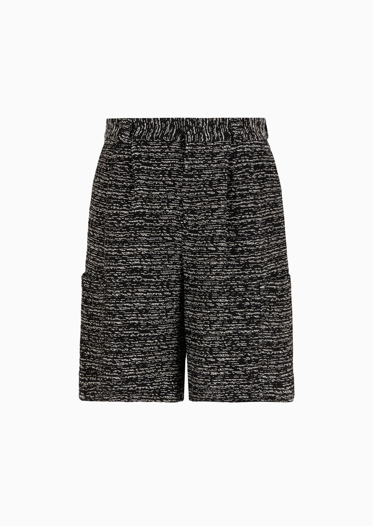 Malfilé basketweave-effect fabric Bermuda shorts - 1