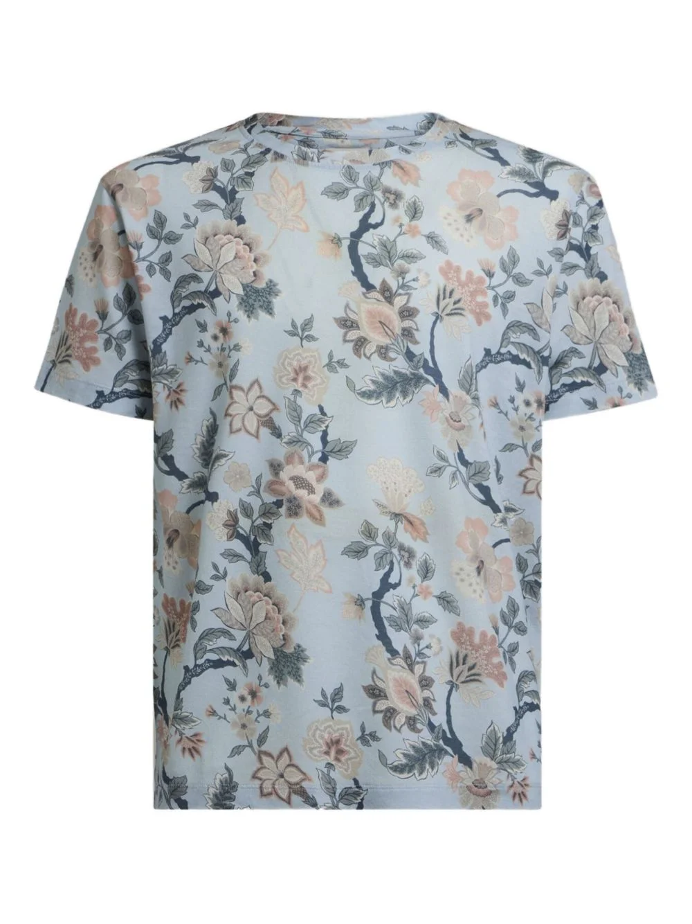 floral-print T-shirt - 1