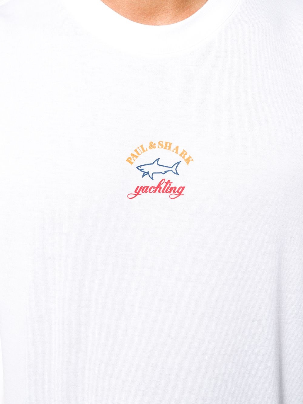 crew neck printed logo T-shirt - 5