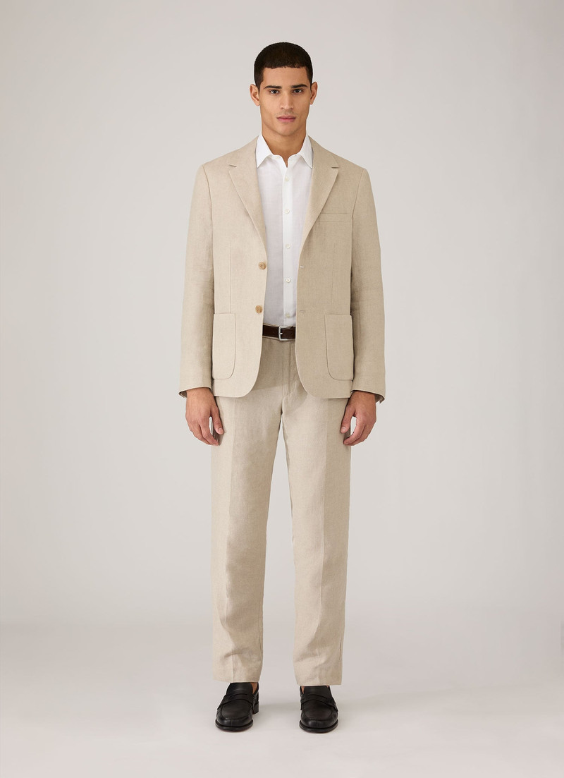 Sunspel Sea Island Cotton Linen Shirt outlook