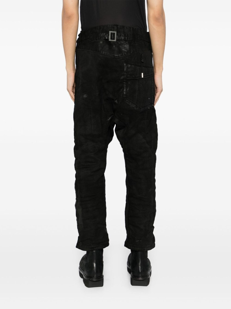 asymmetric drop-crotch jeans 4