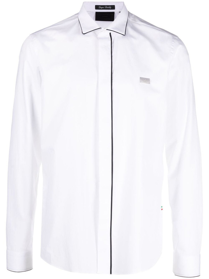Sugar Daddy contrasting-trim shirt 1