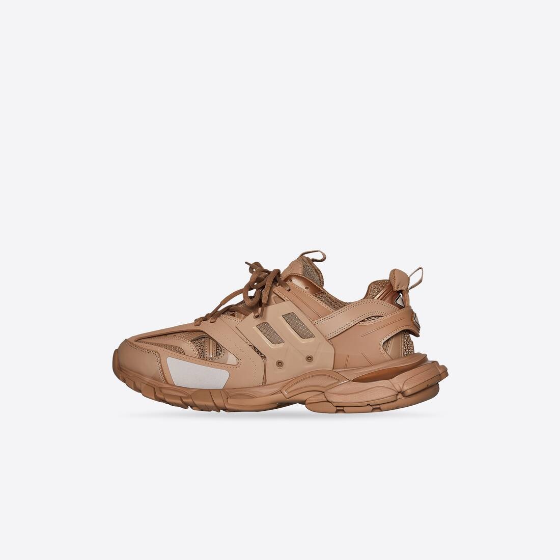 Men's Track Sneaker in Beige - 4