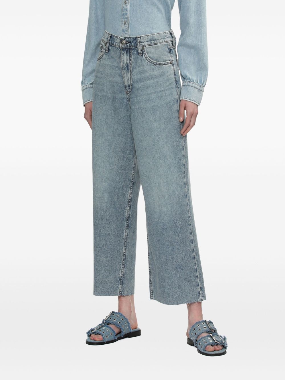 wide-leg jeans - 3