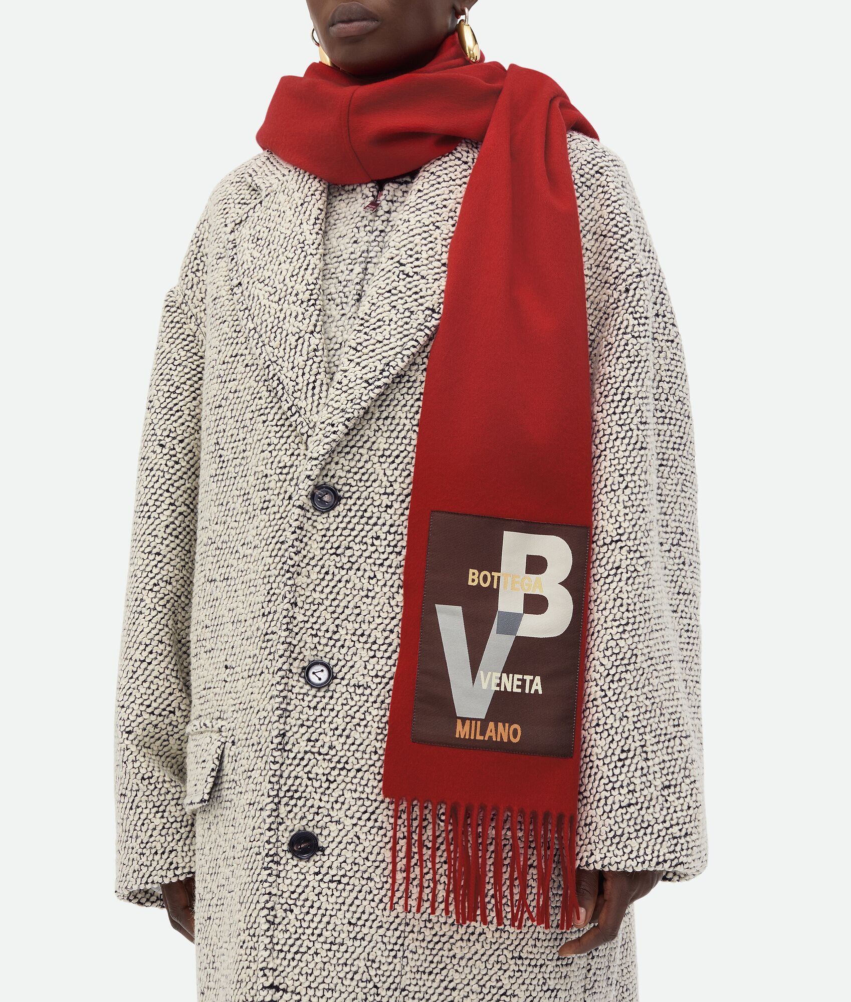 Large Cashmere Scarf - 5