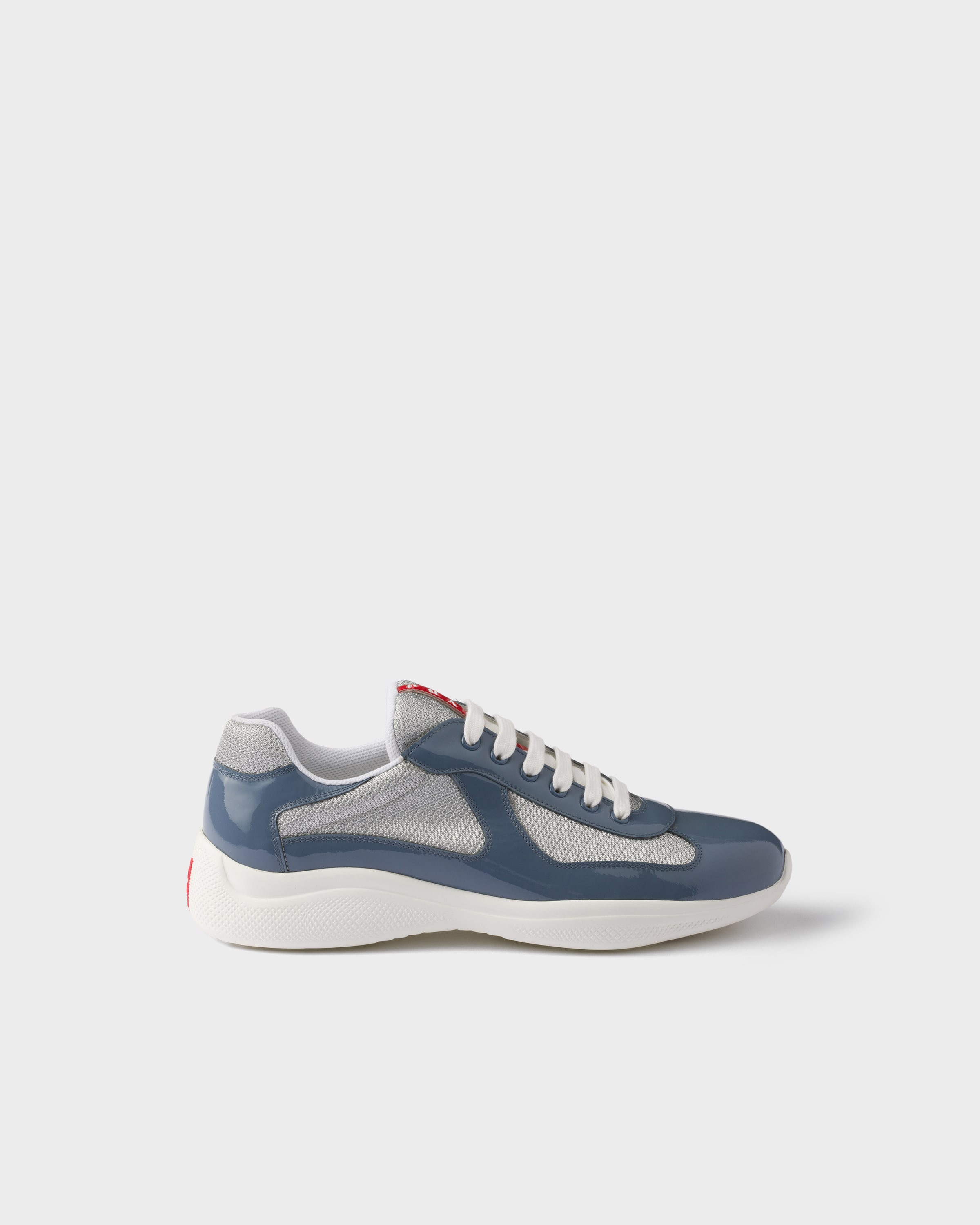 Patent leather and technical fabric Prada America's Cup sneakers - 2