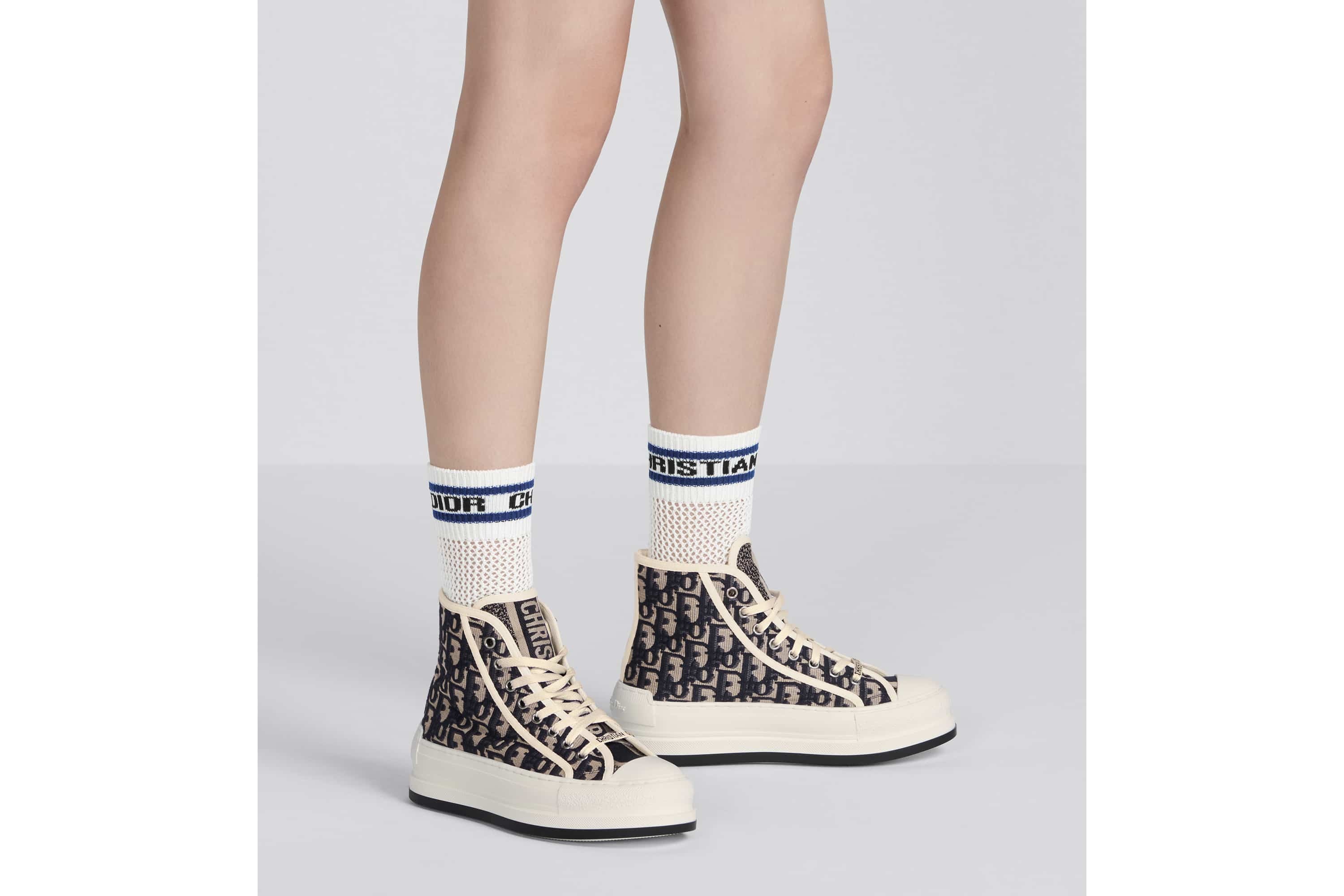 Walk'n'Dior High-Top Platform Sneaker - 8