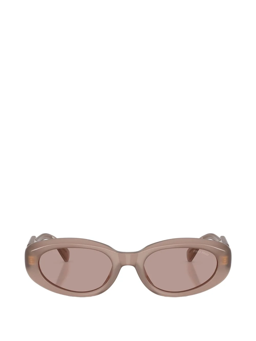 oval-frame sunglasses - 1