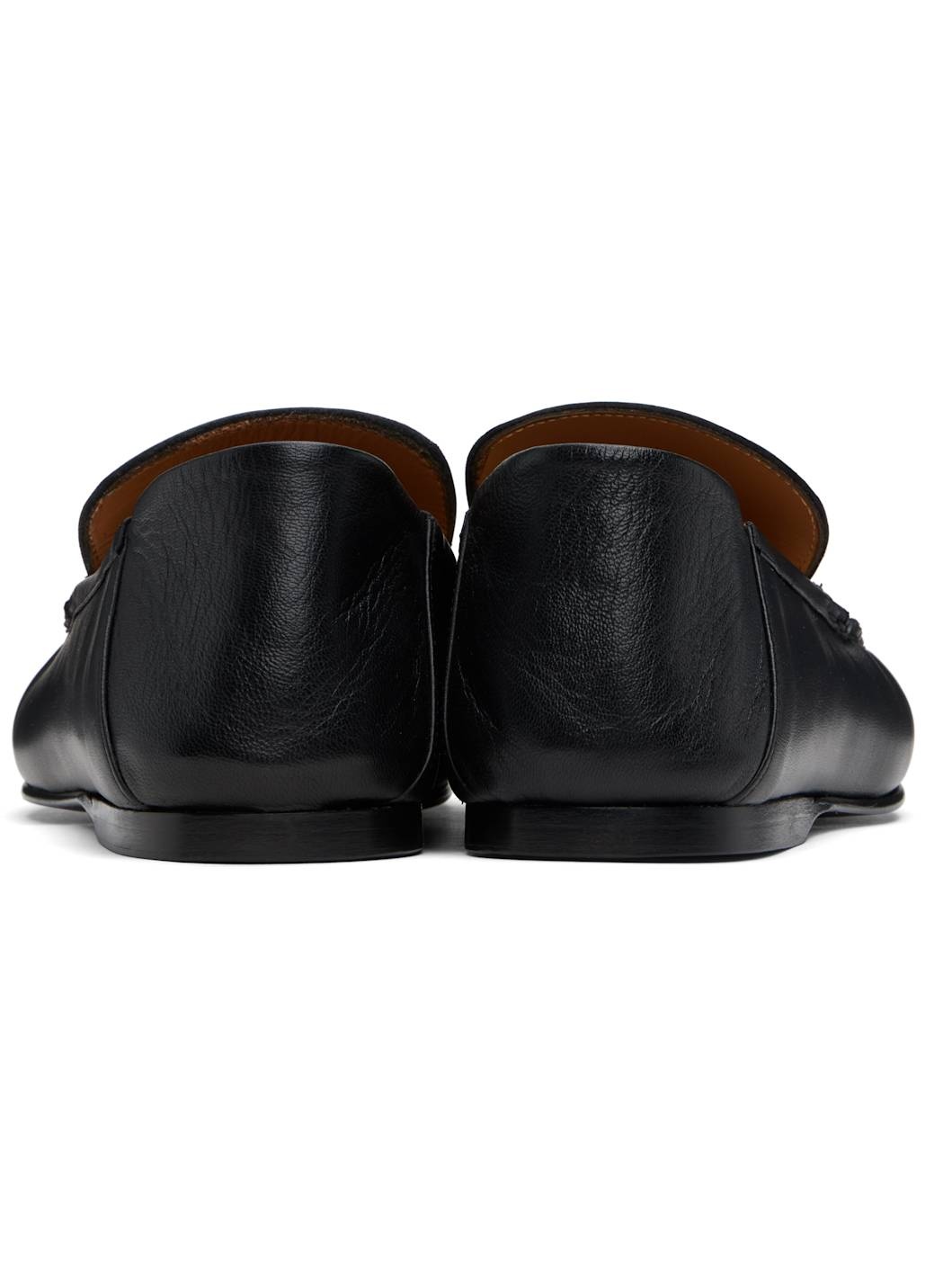 Black Soft Loafers - 2