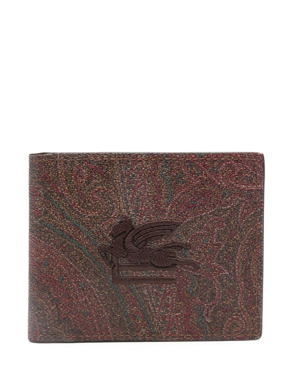 Pagaso-motif printed wallet - 1