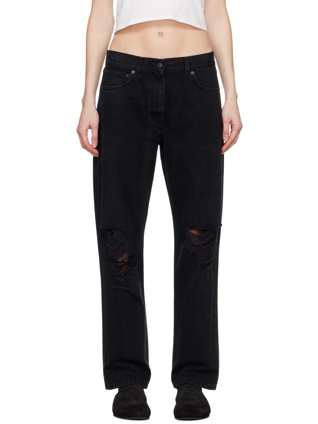 Black Burty Jeans - 1