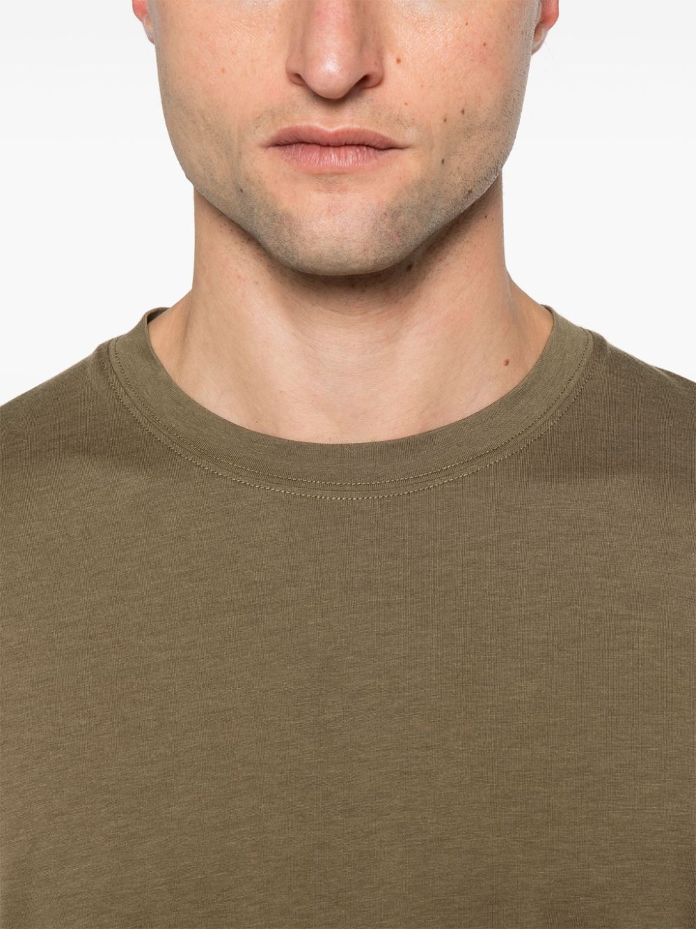 logo-embroidered T-shirt - 4