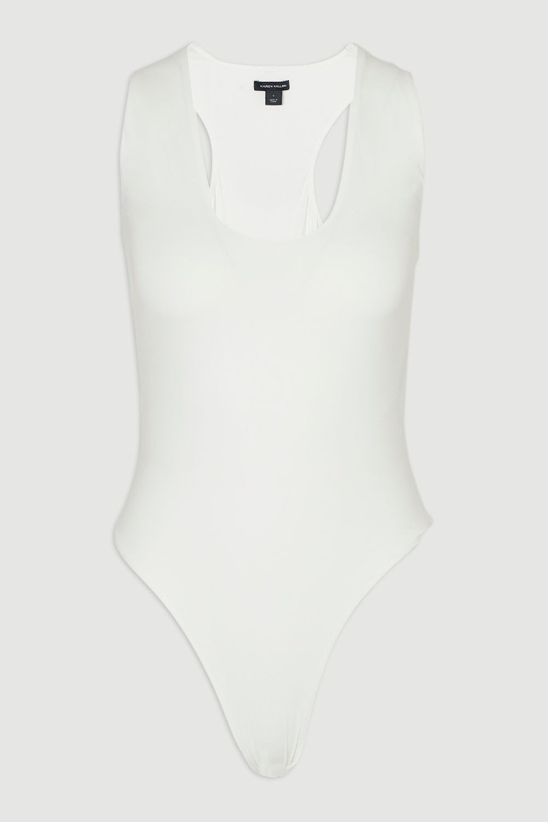 Petite Halter Neck Contour Jersey Bodysuit 4