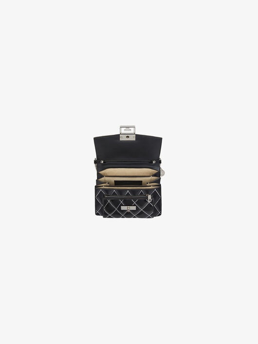 SMALL GV3 BAG IN DIAMOND QUILTED LEATHER - 6