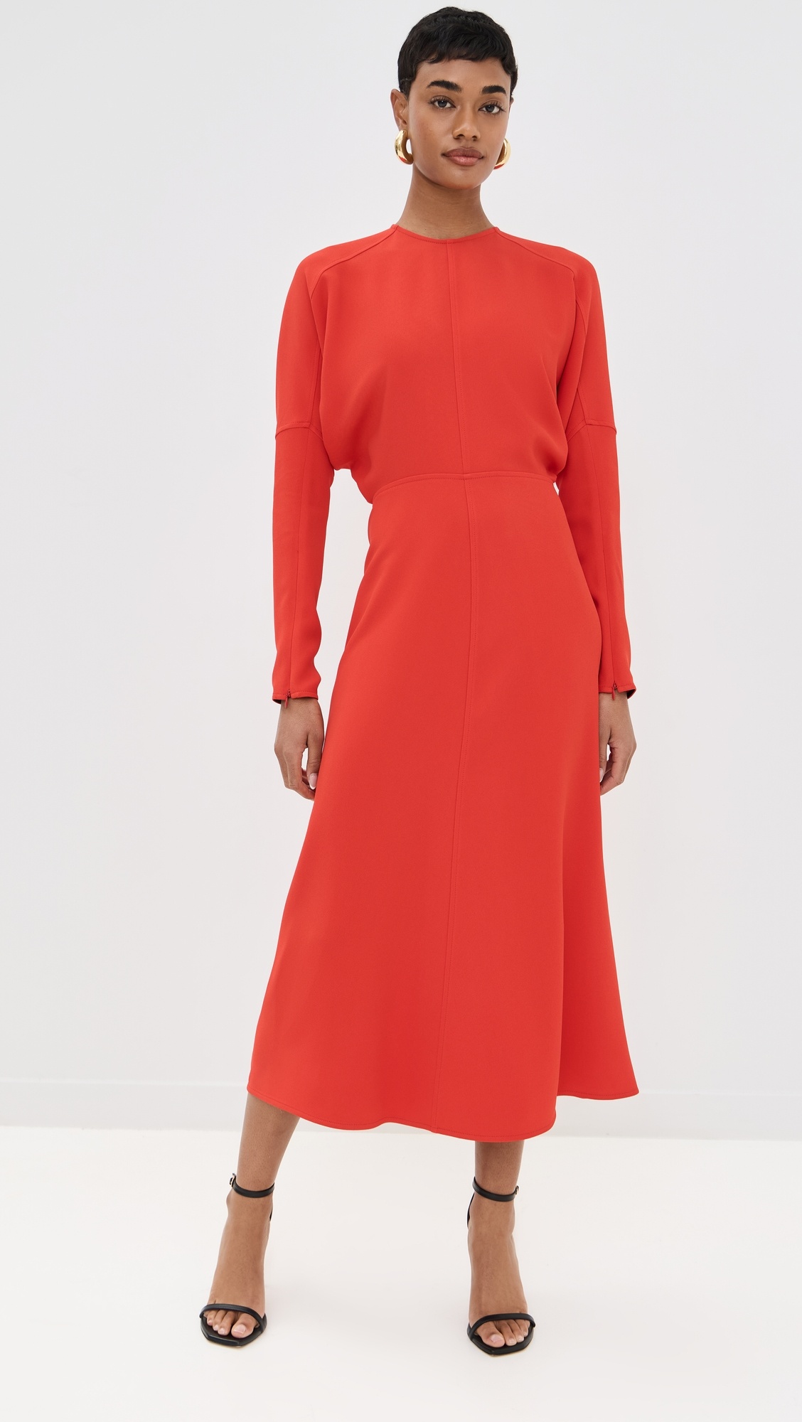 Dolman Midi Dress - 1