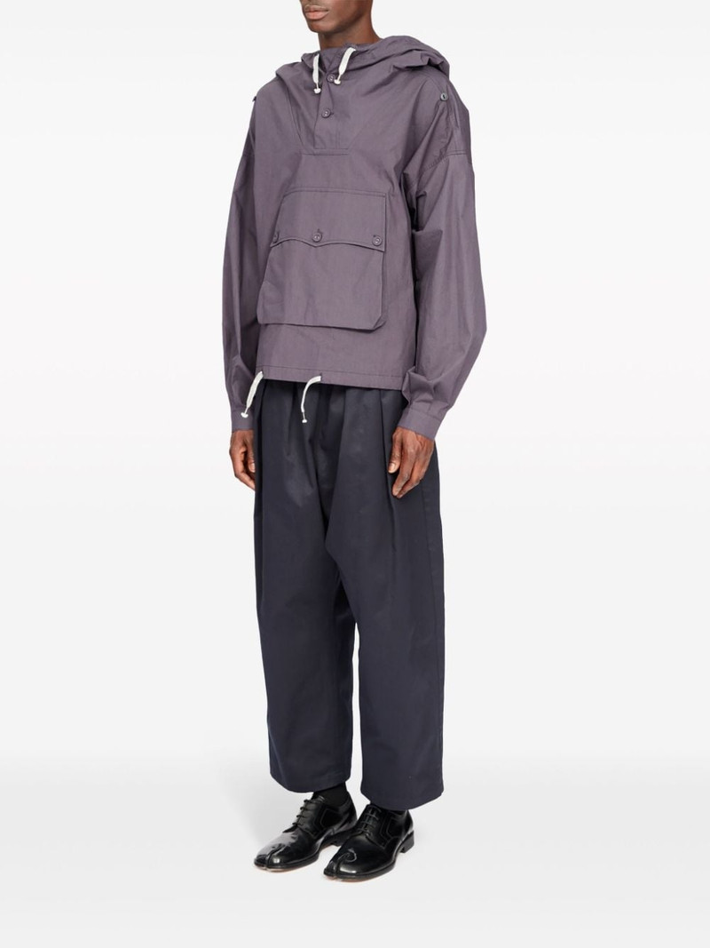 coated cotton hoodie 4