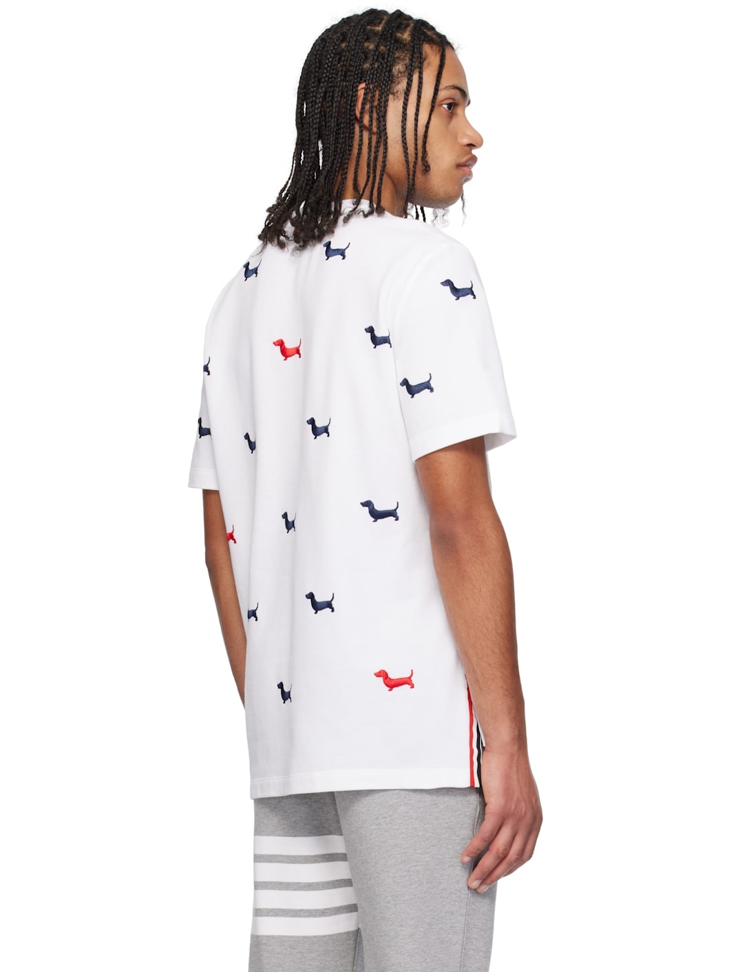 White Classic Pique Hector Short Sleeve T-shirt - 3