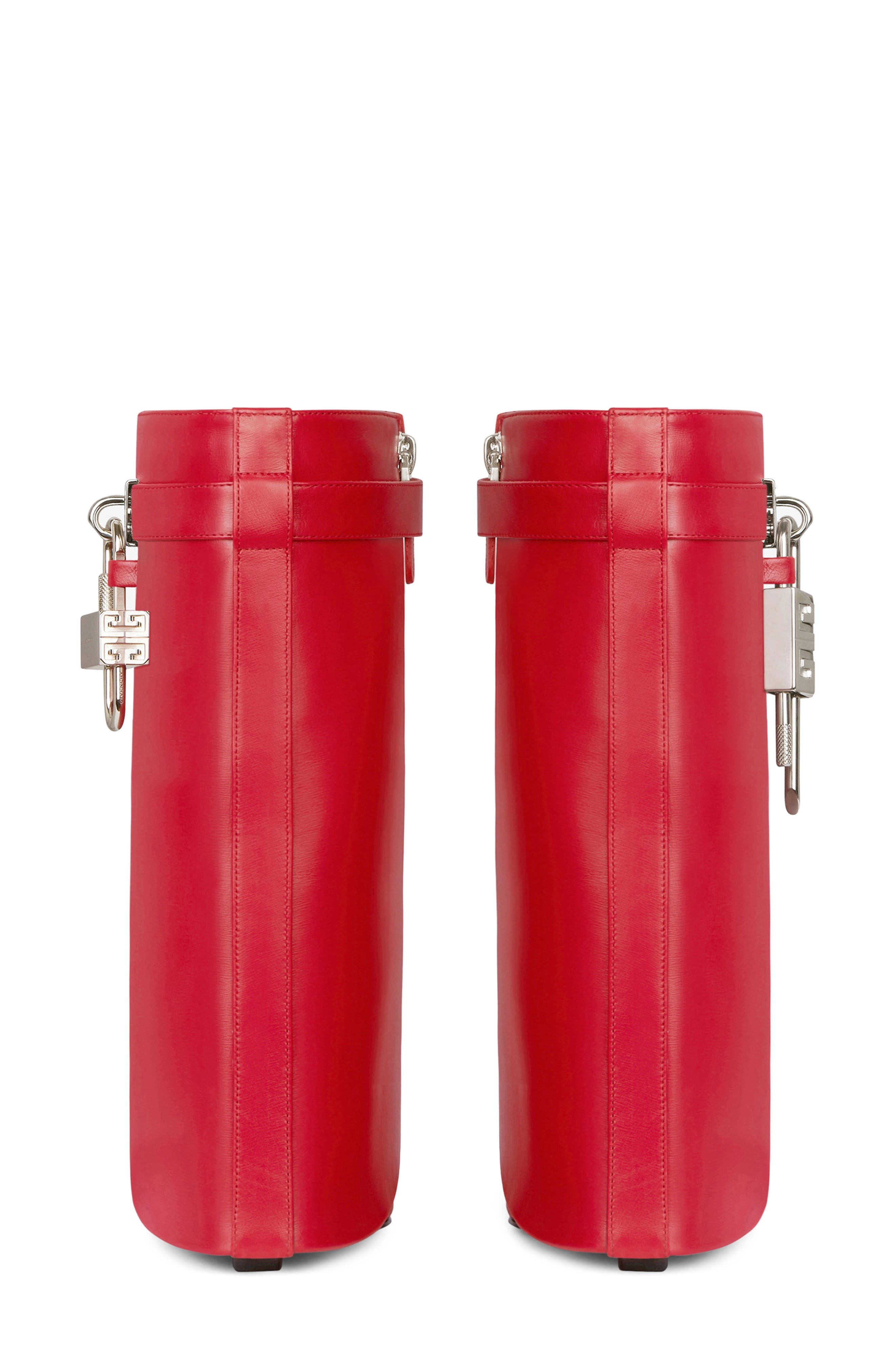 Givenchy Shark Lock Bootie in Red at Nordstrom - 2