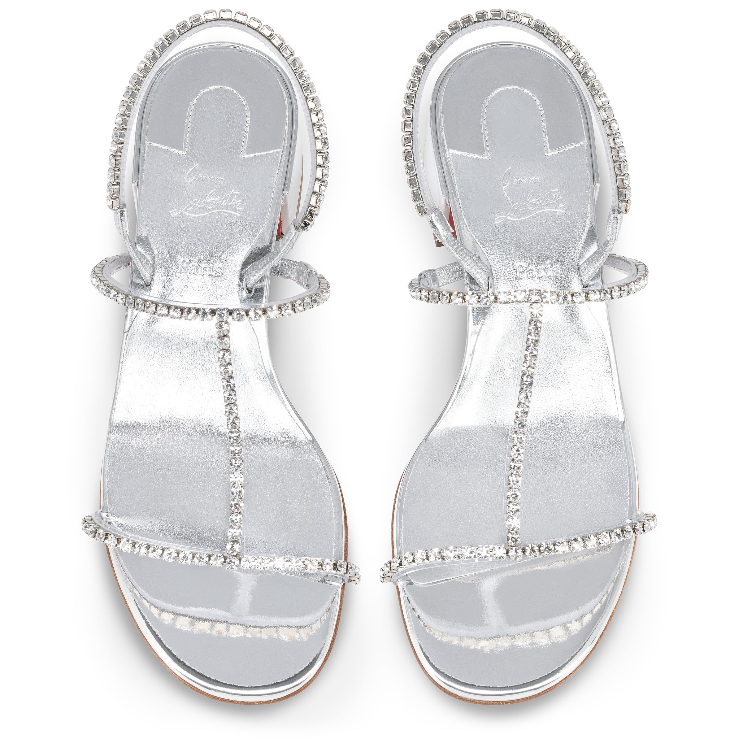 可愛い☆ ルブタン Simple Queenie 25 silver sandals Christian Louboutin Simple Queenie 25mm Sandals | Silver