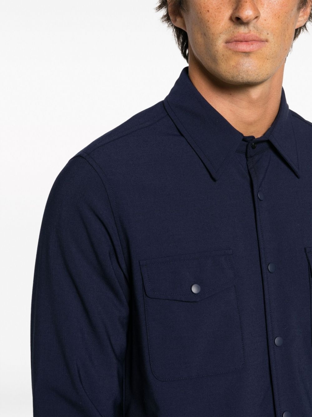 long-sleeve button-up shirt - 5