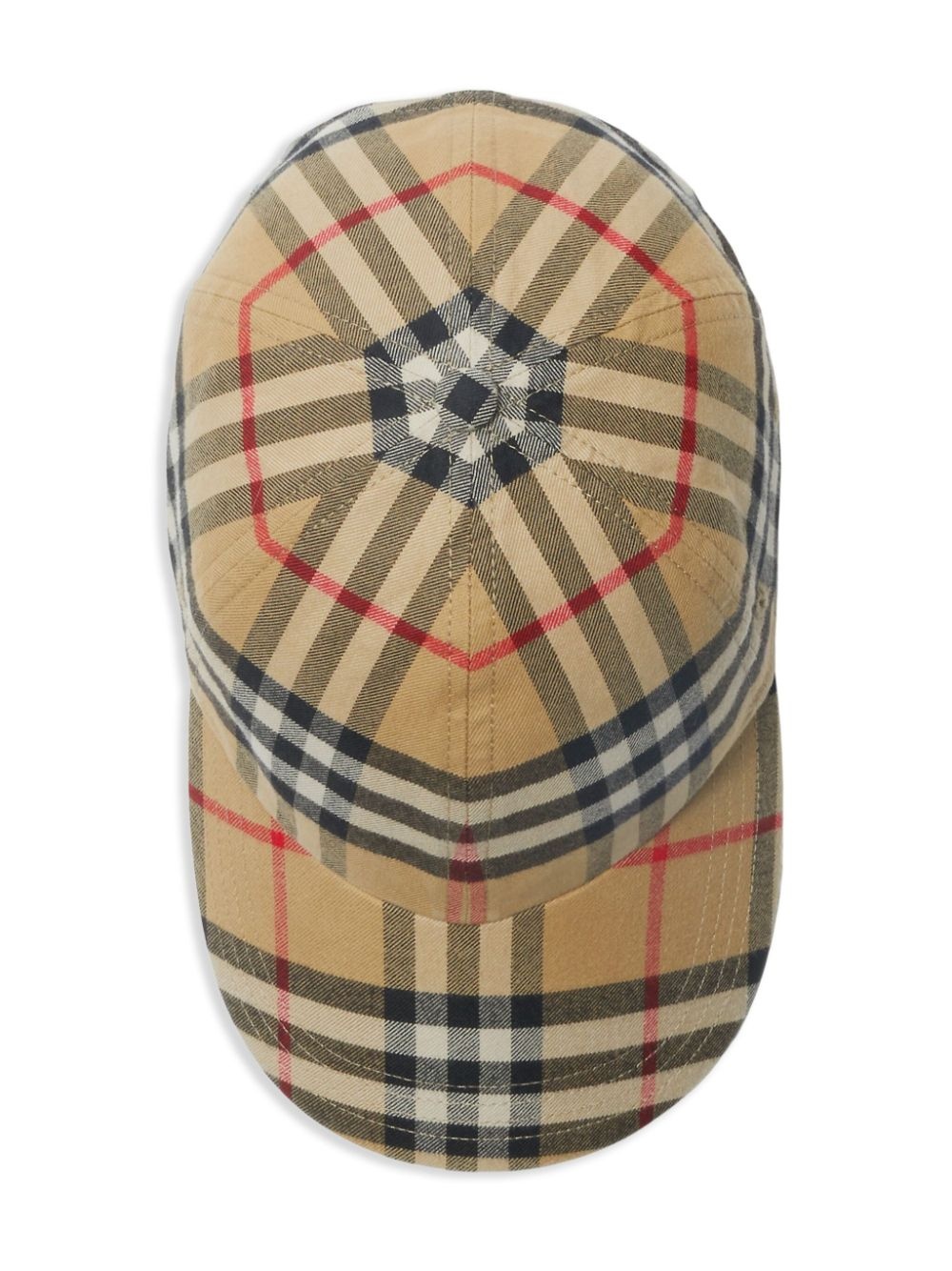 nova-check cotton baseball cap - 2