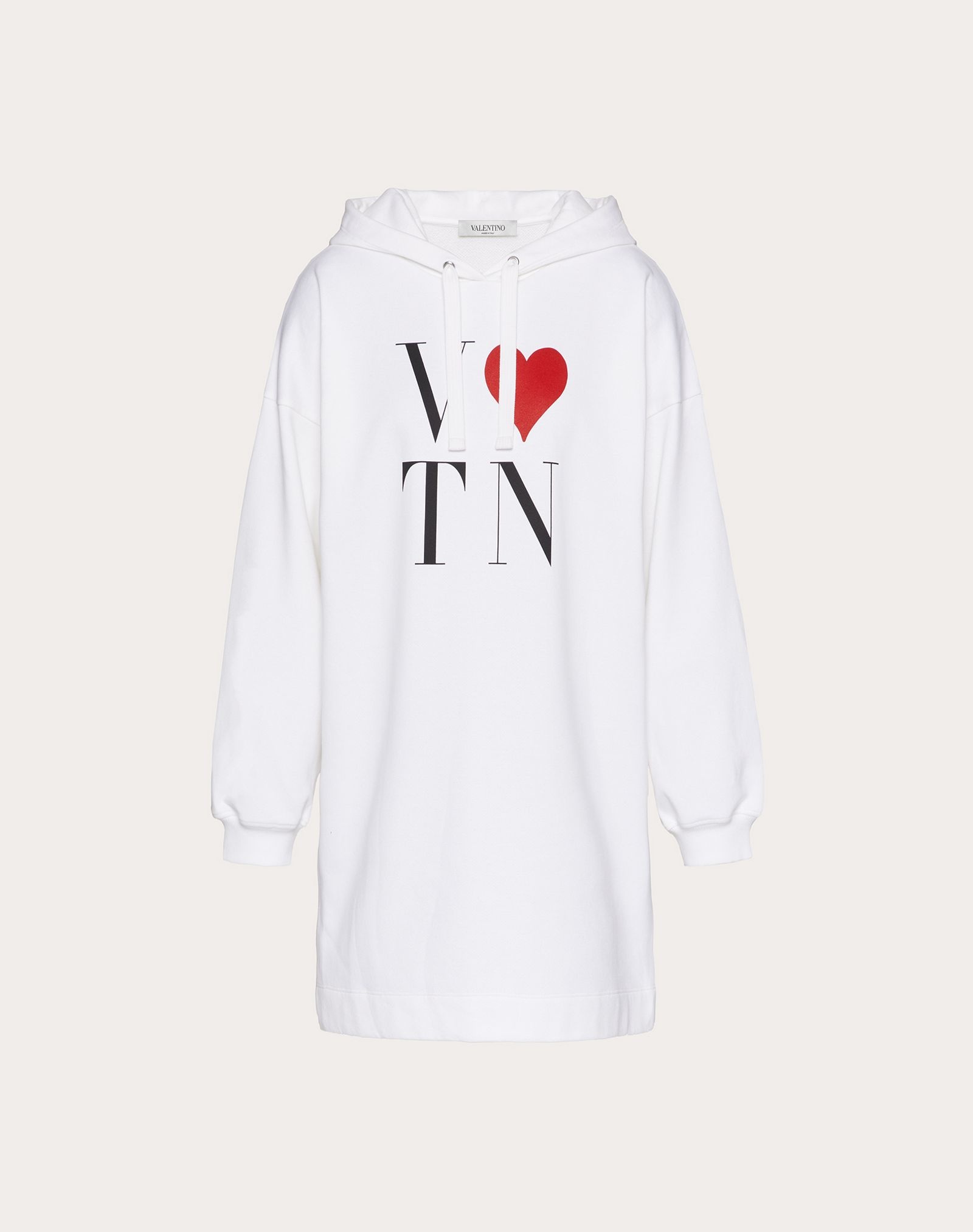 SWEATSHIRT DRESS WITH VLoveTN PRINT - 1