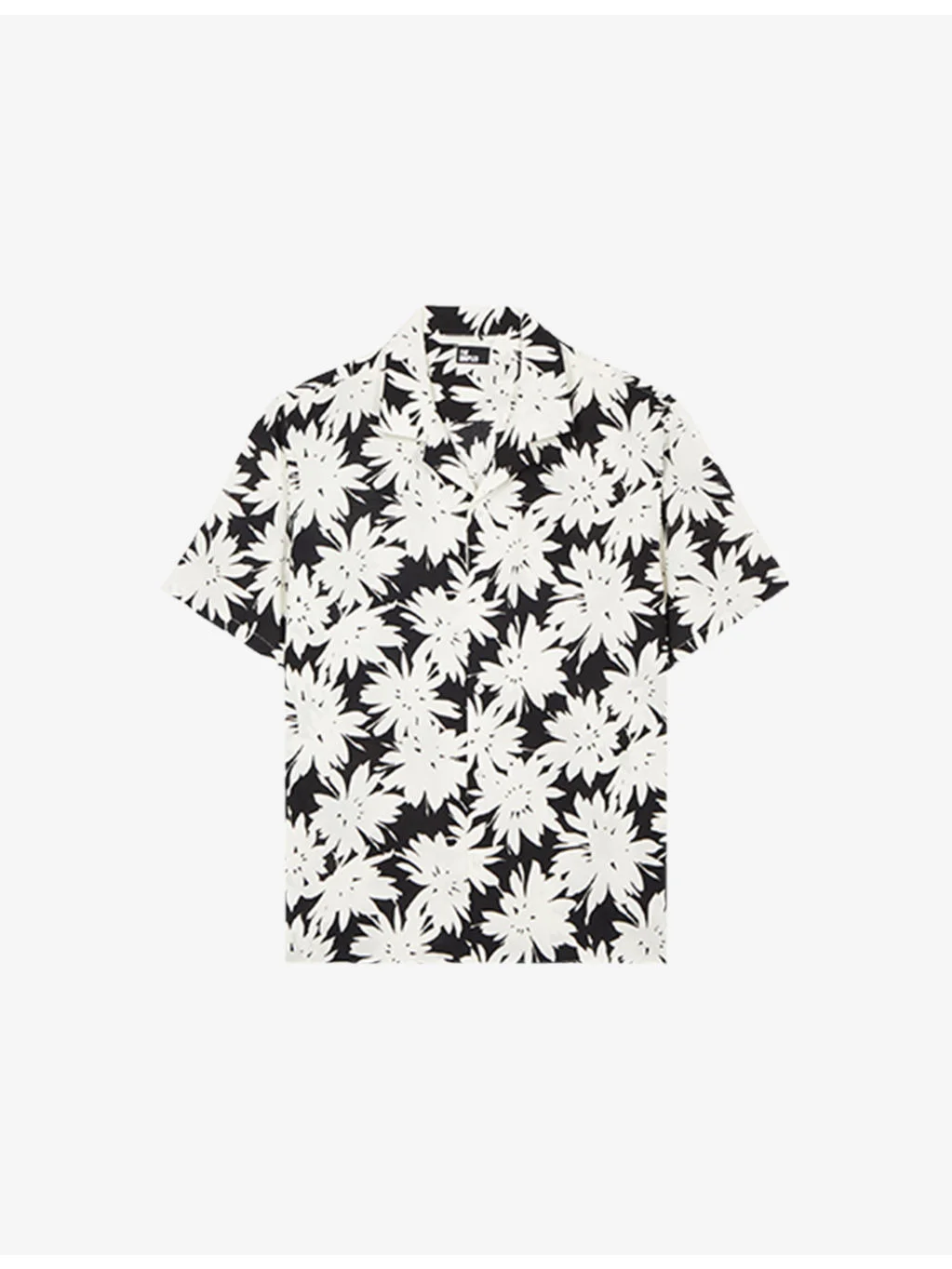 Floral-Print Short-Sleeve Woven Shirt - 1