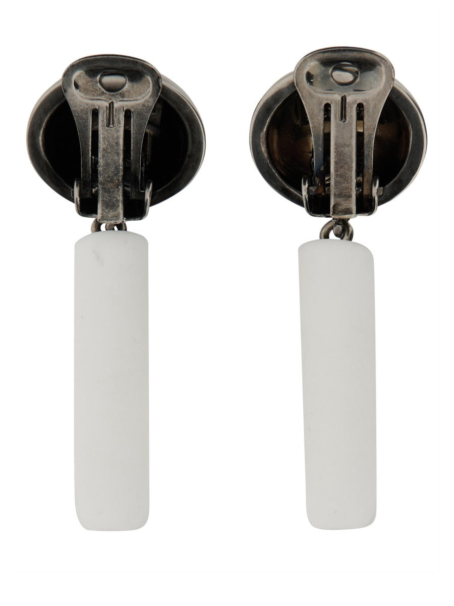 Moschino Women Logo Earrings - 2
