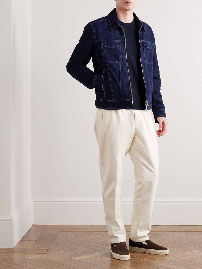 Loro Piana Cotton and Silk-Blend Piqué Sweater outlook